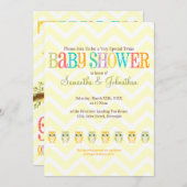 Baby ovale tweelingen - Geslacht onthullen / Onbek Kaart (Voorkant / Achterkant)