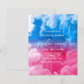 Baby over blauwe en roze roken (Voorkant / Achterkant)