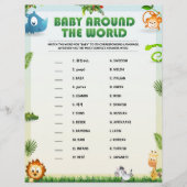 Baby over de hele wereld briefhoofd (Voorkant)