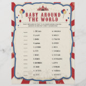Baby over de hele wereld [Circus Theme] Briefhoofd (Voorkant)