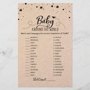 Baby over de hele wereld met het Baby shower van A