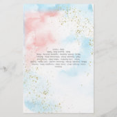 "Baby over de hele wereld" Shower Game + Antwoords (Achterkant)