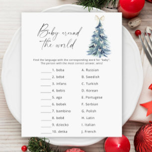 Baby over de hele wereld - Winter Baby shower