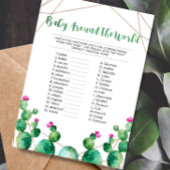 Baby over de Kaart van het World Shower Game