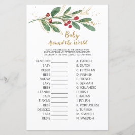 Baby over de 'World Game Green' en 'Gold Foliage'