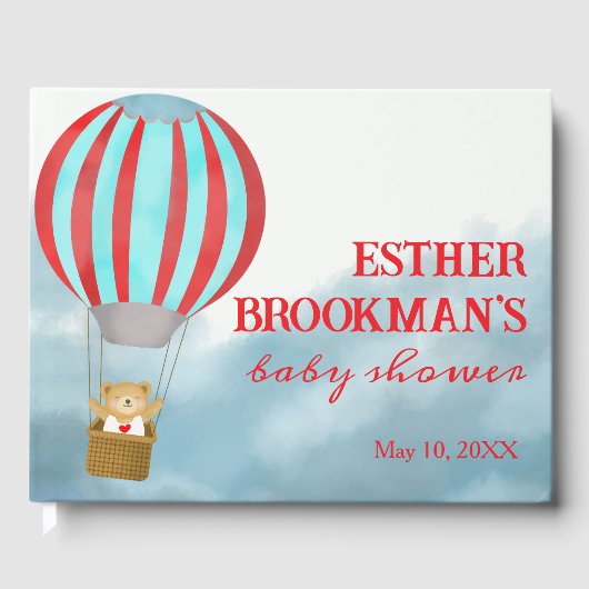 Baby Over the Clouds komt Gastenboek (Voorkant)