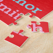 Baby Oversized Puzzel Favoriete kleur is rood Legpuzzel (Zijkant)