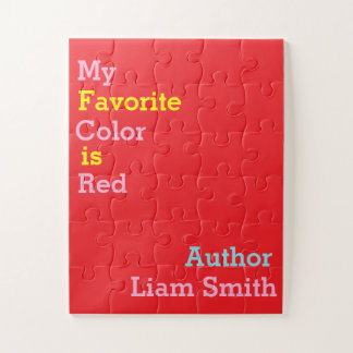 Baby Oversized Puzzel Favoriete kleur is rood Legpuzzel