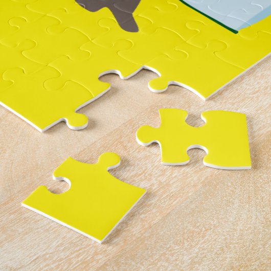 Baby Oversized Puzzle Tree Cutting Farmer Legpuzzel (Zijkant)