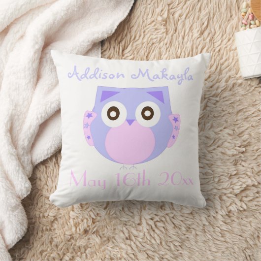 Baby Owl Aangepaste Kussens (Deken)