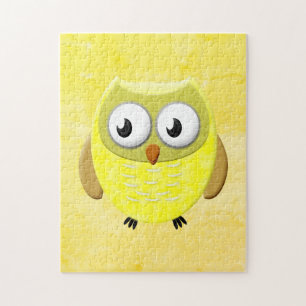 Baby Owl Cartoon Legpuzzel