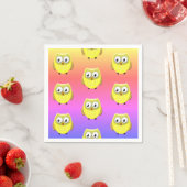 Baby Owl Cartoon Napkins Servet (Insitu)