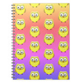 Baby Owl Cartoon Notitieboek (Voorkant)