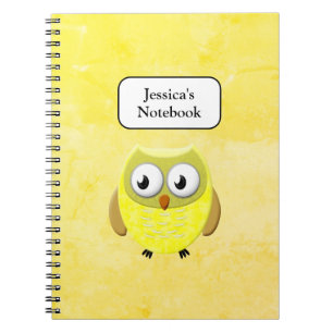 Baby Owl Cartoon Notitieboek