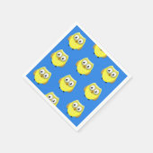 Baby Owl Cartoon Servet (Hoek)