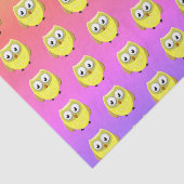 Baby Owl Cartoon Tissuepapier (Detail)
