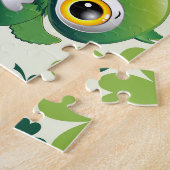 Baby Owl Cute St Patrick Cartoon Legpuzzel (Zijkant)