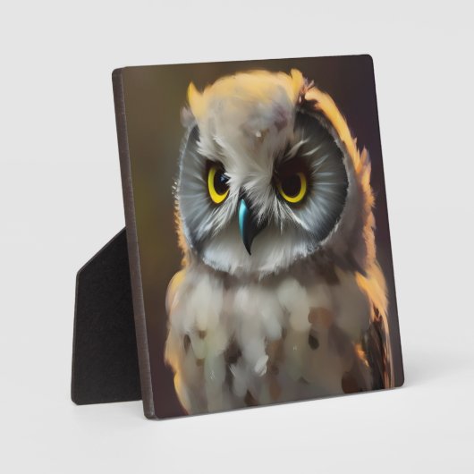 Baby Owl Fotoplaat (Voorkant)