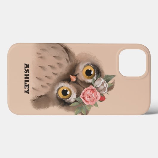 Baby Owl Hoesje-Mate iPhone Case (Achterkant (horizontaal))