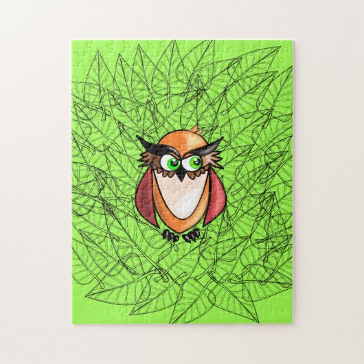 Baby Owl Jigzaag Puzzle Legpuzzel (Verticaal)