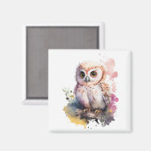 Baby Owl Magnet (Voorkant / Achterkant)