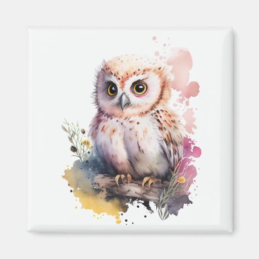 Baby Owl Magnet (Voorkant)