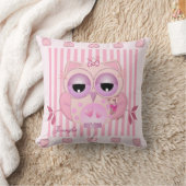 Baby Owl Pillow met naam Kussen (Deken)