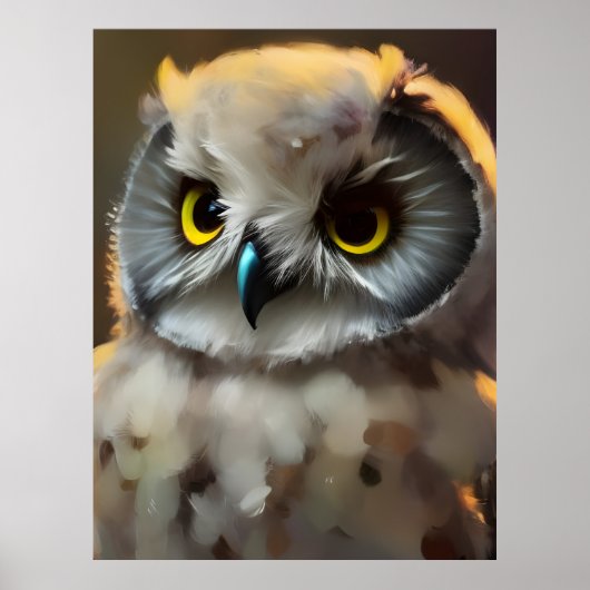 Baby Owl Poster (Voorkant)