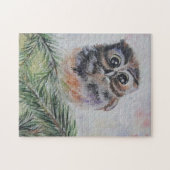 Baby Owl Puzzle Painting Legpuzzel (Horizontaal)