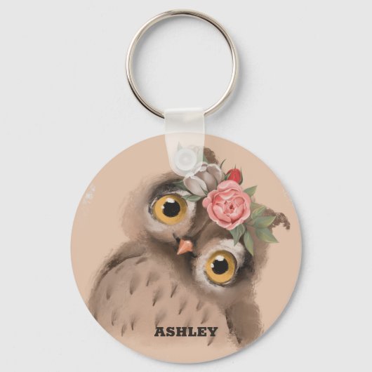 Baby Owl Sleutelhanger (Voorkant)