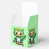 Baby Owl St Patrick Paddy Cartoon Bedankdoosjes (Geopend)