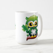 Baby Owl St Patrick Paddy Cartoon Koffiemok (Voorkant rechts)