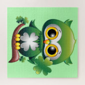 Baby Owl St Patrick Paddy Cartoon Legpuzzel (Horizontaal)