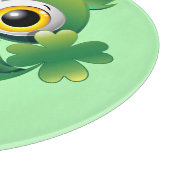 Baby Owl St Patrick Paddy Cartoon Snijplank (Hoek)