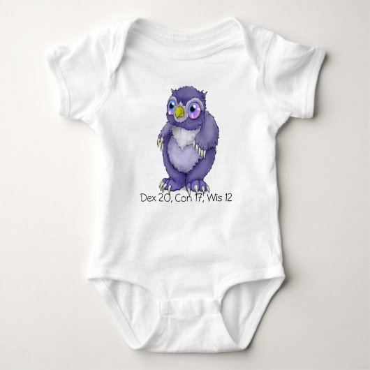 Baby Owlbeer Baby Bodysuit (Voorkant)
