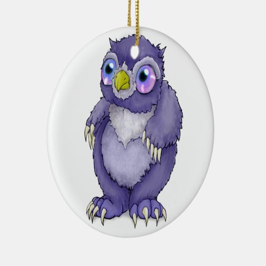 Baby Owlbeer Keramisch Ornament (Rechts)