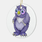 Baby Owlbeer Keramisch Ornament (Links)