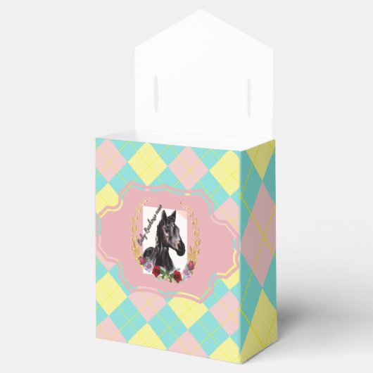 baby paardenpaardgaarster bedankdoosjes (Geopend)