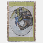 baby paardenpaardmerrie in weide deken (Voorkant Verticaal)