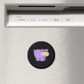 baby paarse hippo magneet (Insitu (Vaatwasser))