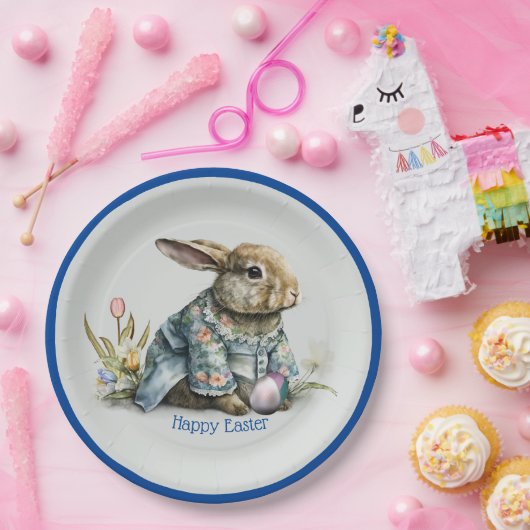  Baby paashaas Papieren Bordje (Feest)