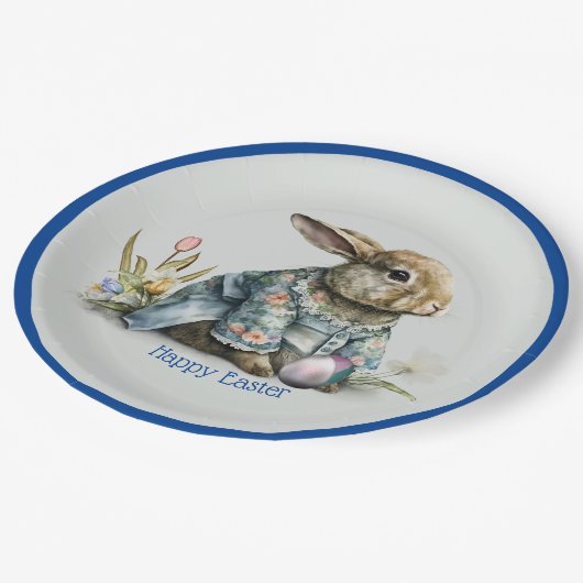  Baby paashaas Papieren Bordje (Gekanteld)