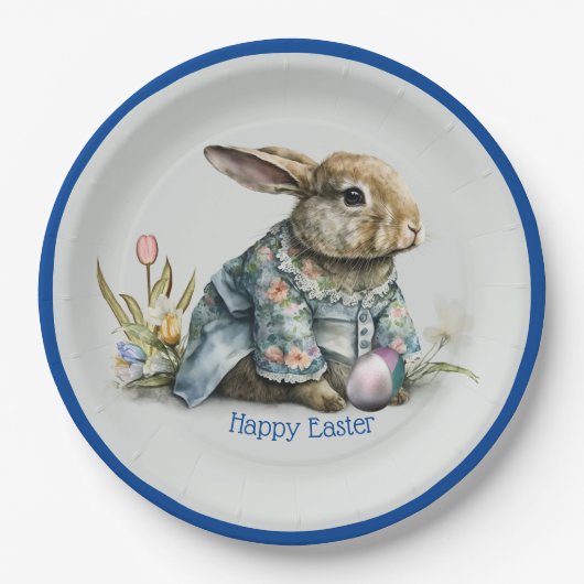  Baby paashaas Papieren Bordje (Voorkant)