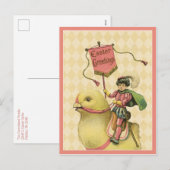 Baby Paaskuiken met paaskuikens Feestdagenkaart (Voorkant / Achterkant)