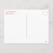 Baby Paaskuiken met paaskuikens Feestdagenkaart (Achterkant)