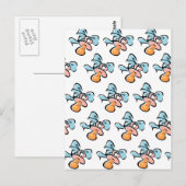 Baby Pacifier Briefkaart (Voorkant / Achterkant)