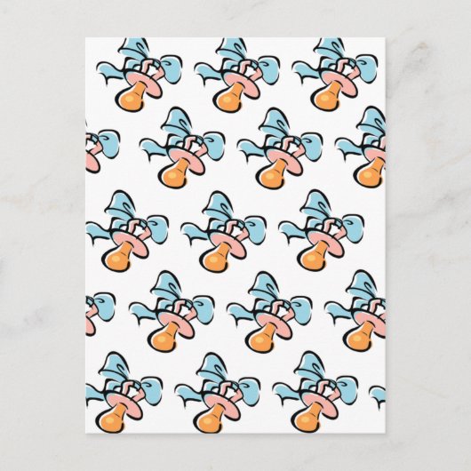 Baby Pacifier Briefkaart (Voorkant)