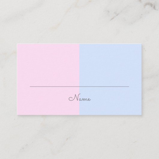 Baby Pacifiers Gender Raffle uit de douche Informatiekaartje (Achterkant)