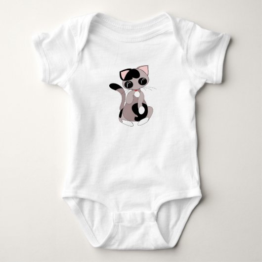 Baby-pak met Cute Kitten Romper (Voorkant)