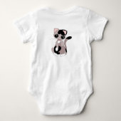 Baby-pak met Cute Kitten Romper (Achterkant)